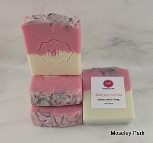 Black Rose & Oud - Handmade Soap-handmade soap cold processed shea  tallow olive oil 
