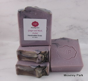 Ginger & Black Orchid - Handmade Soap-handmade soap cold processed shea  tallow olive oil 