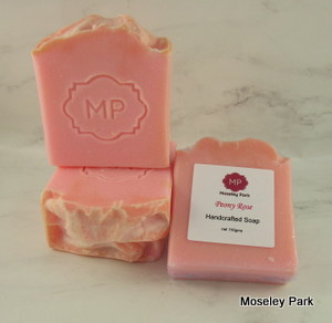 Peony Rose - Handmade Soap-handmade soap cold processed shea  tallow olive oil 
