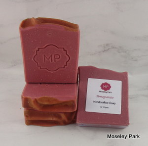 Pomegranate- Handmade Soap-handmade soap cold processed shea  tallow olive oil 