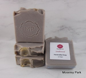 Sandlewood - Handmade Soap-handmade soap cold processed shea  tallow olive oil 